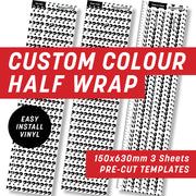 Custom Colour Half Wrap Kit