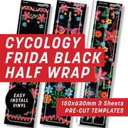 Cycology Frida Black Half Wrap Kit