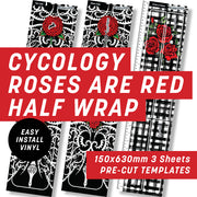 Cycology Roses are Red Half Wrap Kit