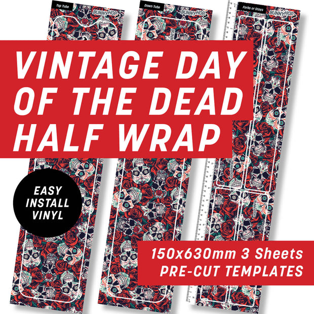Vintage Day of the Dead Half Wrap Kit