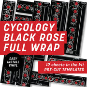 Cycology Black Rose Full Wrap Kit