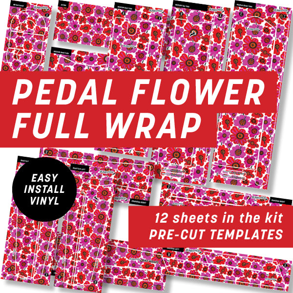 Cycology Pedal Flower Full Wrap Kit