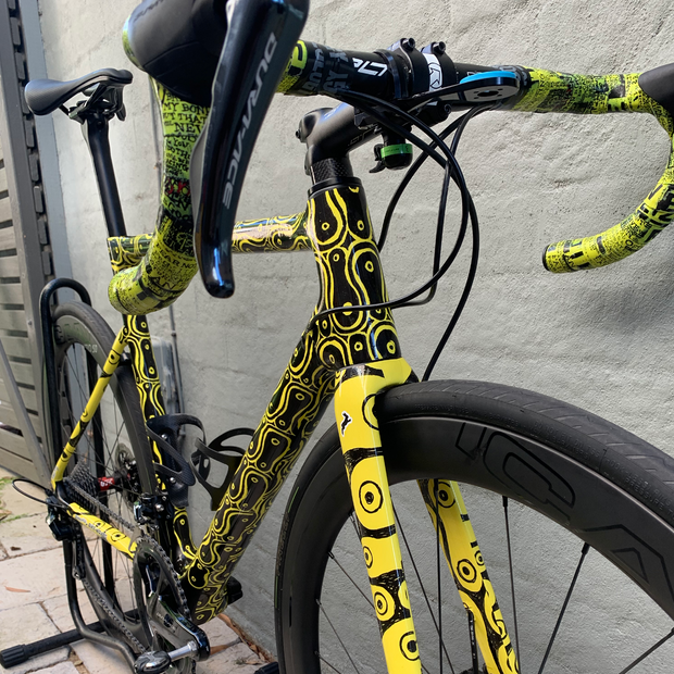 Cycology Linked In Yellow Full Wrap Kit