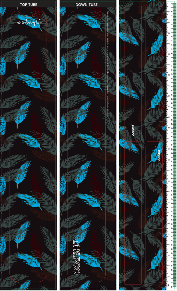 DHaRCO Wrap | Atoll Leaves Print