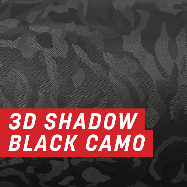 3D Shadow Black Camo Half Wrap Kit