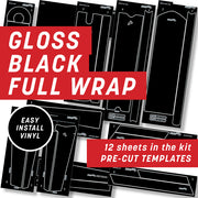 Gloss Black Full Wrap Kit