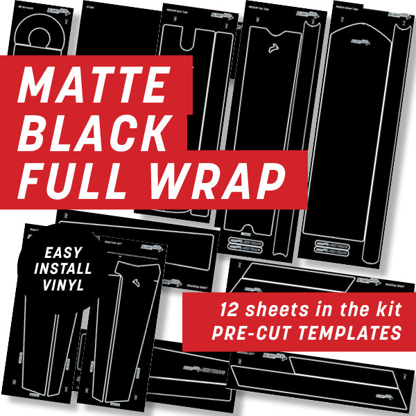 Matte Black Full Wrap Kit