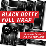 Black Dotty Full Wrap Kit