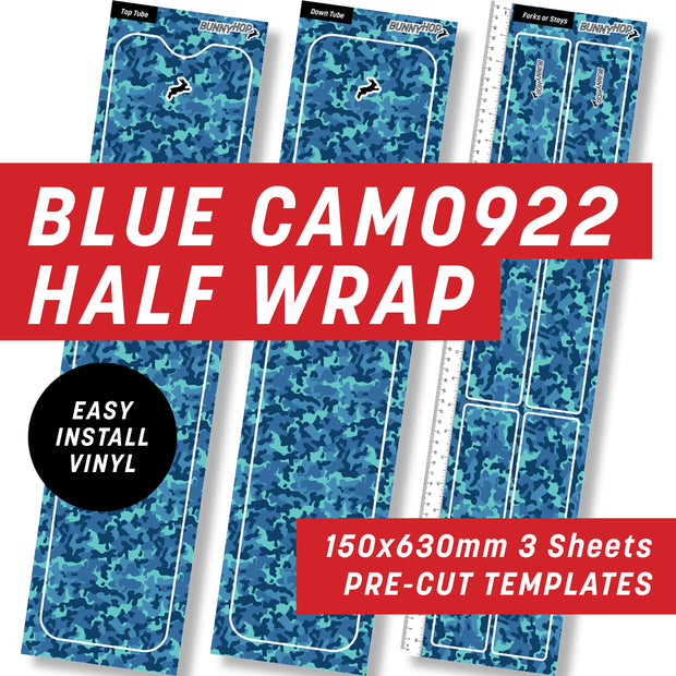 Blue CAMO922 Half Wrap Kit