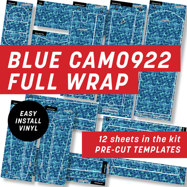 Blue CAMO922 Full Wrap Kit