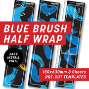 Blue Brush Half Wrap Kit