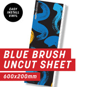 Blue Brush Uncut Sheet