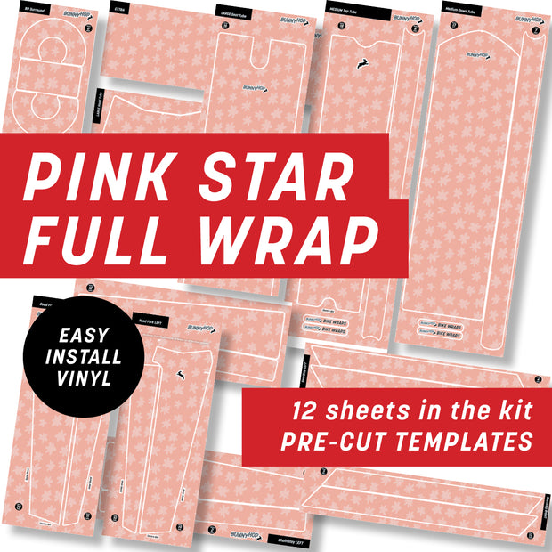 Pink Star Full Wrap Kit