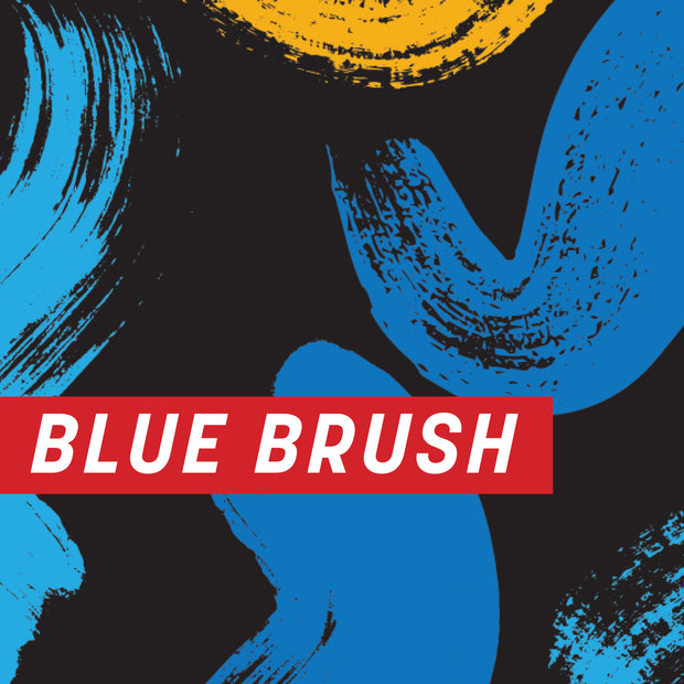 Blue Brush Uncut Sheet