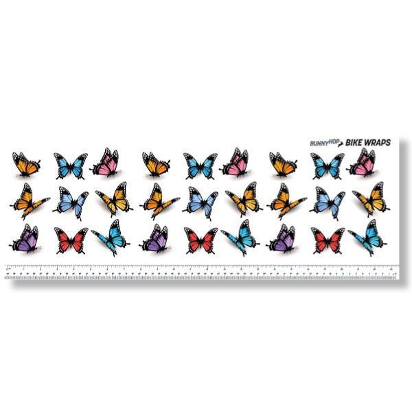 Butterflies on white Uncut Sheet
