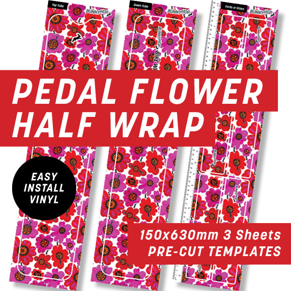 Cycology Pedal Flower Half Wrap Kit