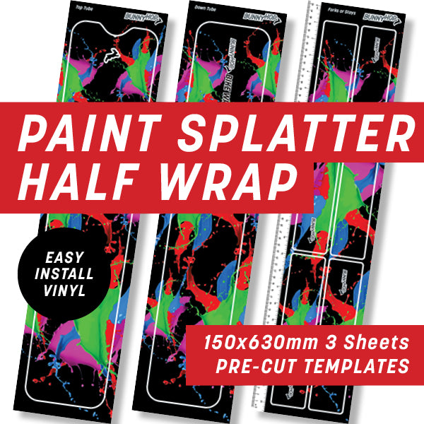 Paint Splatter Half Wrap Kit