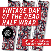 Vintage Day of the Dead Half Wrap Kit