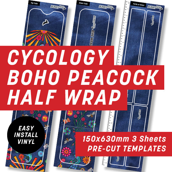Cycology Boho Peacock Half Wrap Kit