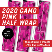 2020 Camo Pink Half Wrap Kit
