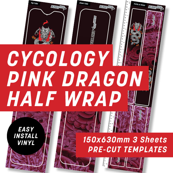 Cycology Pink Dragon Half Wrap Kit