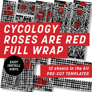 Cycology Roses are Red Full Wrap Kit