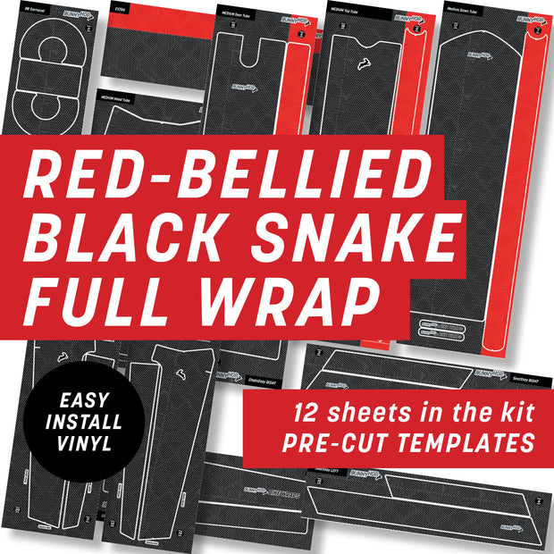 Red-Bellied Black Snake Full Wrap Kit