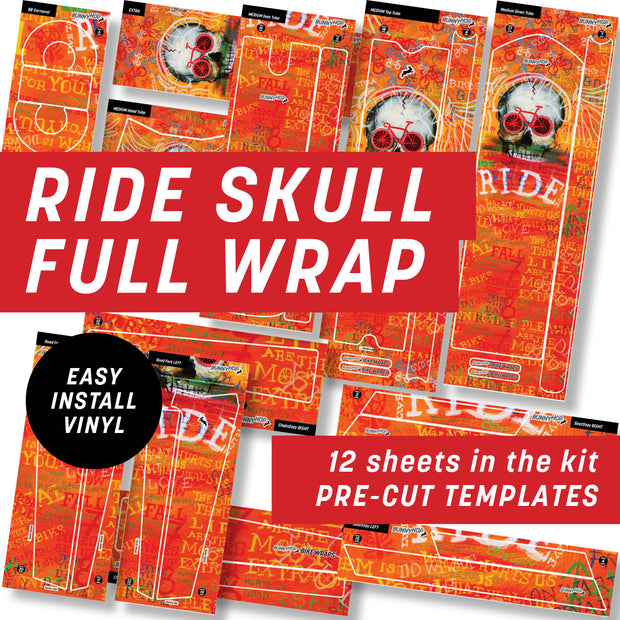 Cycology Ride Skull Full Wrap Kit