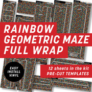 Rainbow Geometric Full Wrap Kit