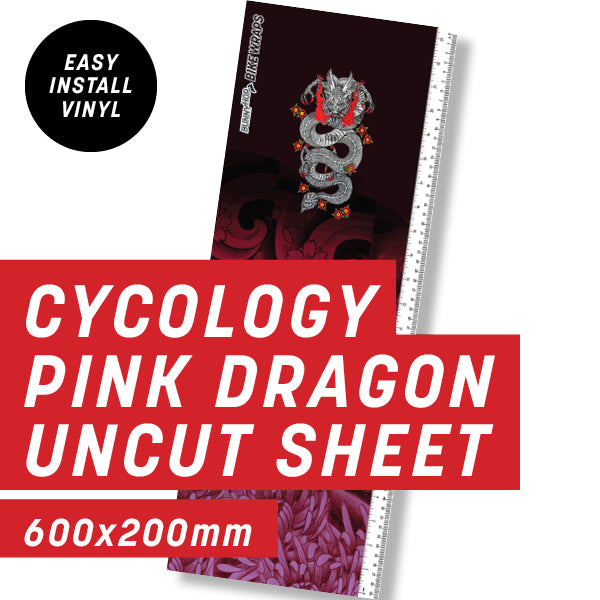 Cycology Pink Dragon Uncut Sheet