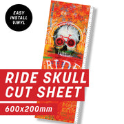 Cycology Ride Skull Uncut Sheet