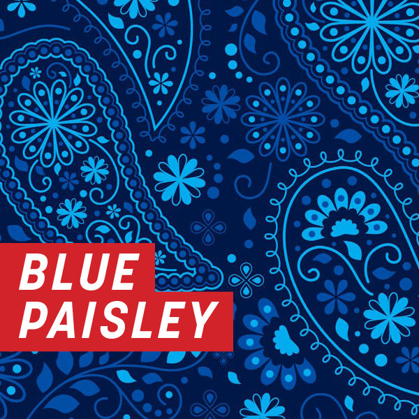 Blue Paisley Half Wrap Kit
