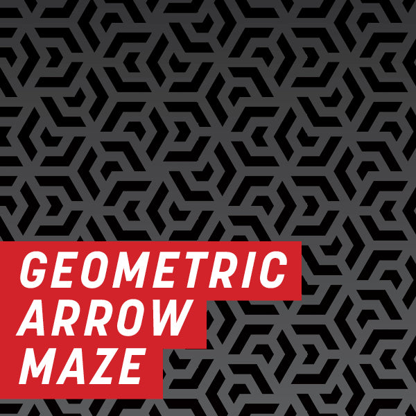 Geometric Arrow Maze Uncut Sheet