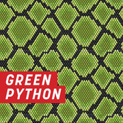 Green Python Uncut Sheet