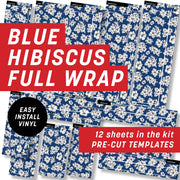 Blue hibiscus Full Wrap Kit