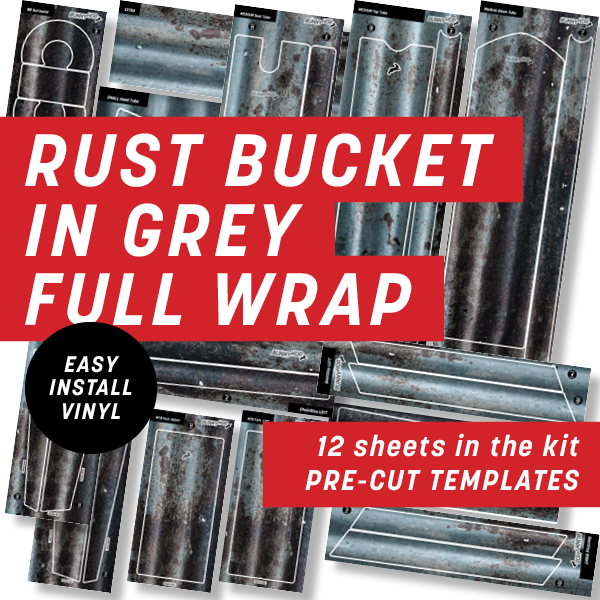 Rust Bucket in Grey Full Wrap Kit