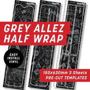 Cycology Grey Allez Half Wrap Kit