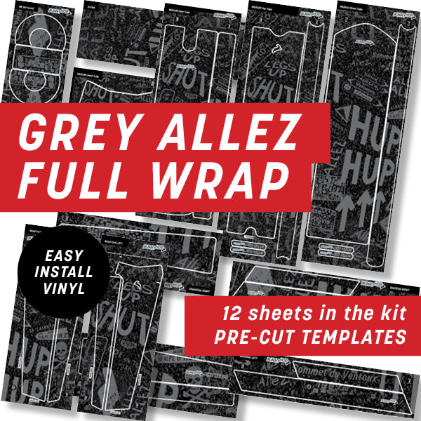 Cycology Grey Allez Full Wrap Kit