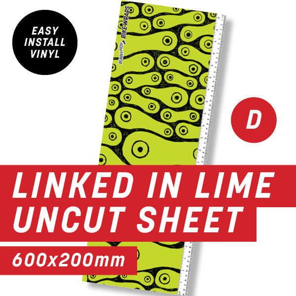 Cycology Linked In Lime Uncut Sheet