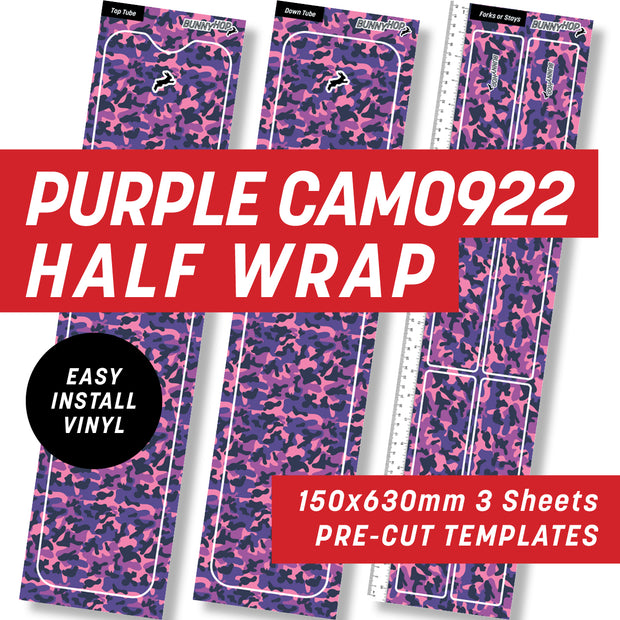 Purple CAMO922 Half Wrap Kit