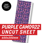 Purple CAMO922 Uncut Sheet