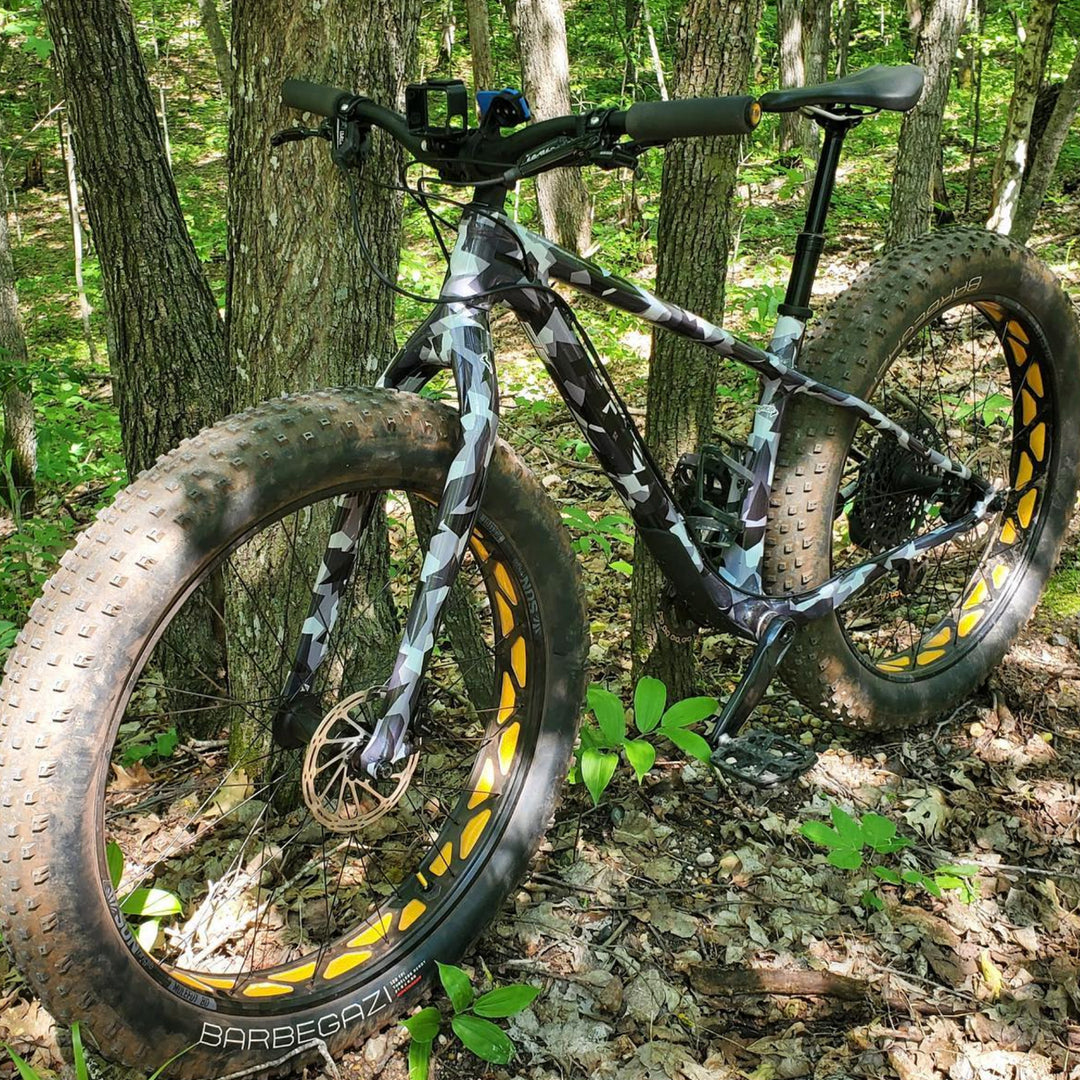 camouflage mountainbike 2020 Digital Camo Grey Full Wrap Kit – KYSO Wraps