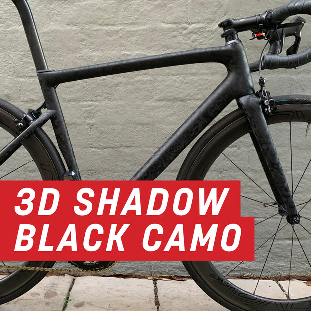 3D Shadow Black Camo Half Wrap Kit